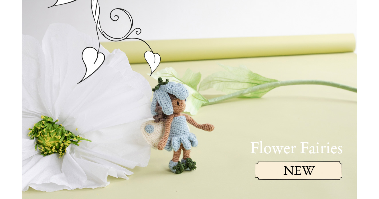 Flower fairies crochet kits fairy tales toft pattern